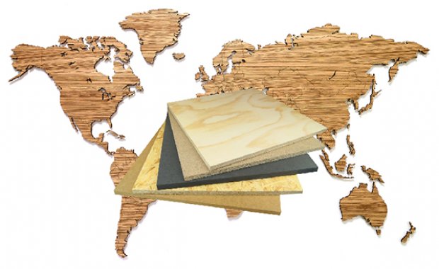 Global market of wood-based panels softened its growth